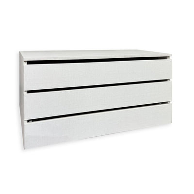 Cassettiera interna 3 cassetti colore bianco 87.3x51xH48.5 cm.