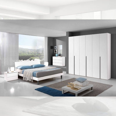 Comò Manitoba 3 cassetti colore bianco