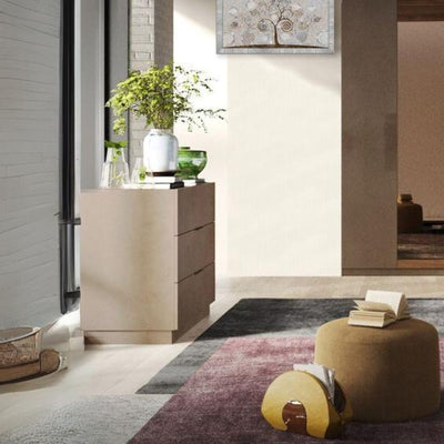 Comò Mustella 3 cassetti colore bronzo