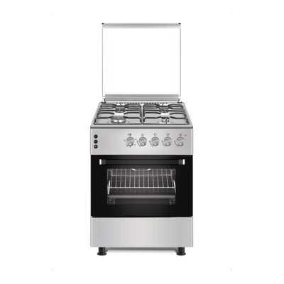 Cucina Flora 60 4 fuochi gas con forno ventilato a gas e grill elettrico