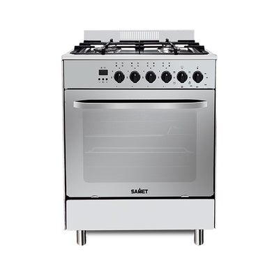 Cucina Stromboli 60x60 cm. con forno multifunzione e grill elettrico colore inox classe A Samet
