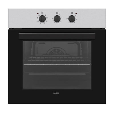 Forno elettrico multifunzione Samet Calliope da incasso 8 funzioni 3 manopole inox classe A