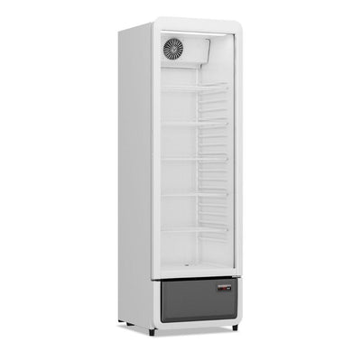 Frigo vetrina bibite ventilata Nora 280 54x56x172.5 H cm. bianco classe D