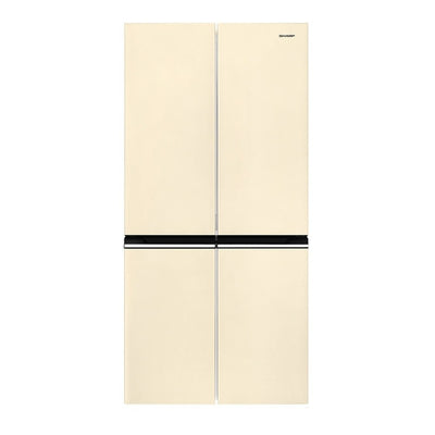 Frigorifero side-by-side Sharp SJ-NFA15IMXJE-EU2 libera installazione 4 porte 488 L Advanced NoFrost crema classe E