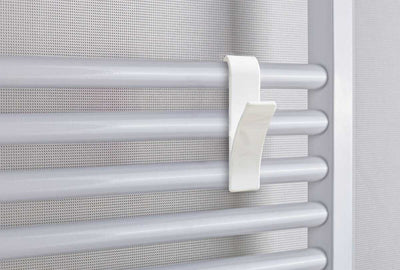 Gancio per asciugamani 4 pezzi colore bianco