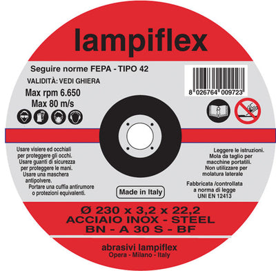 Disco taglio acciaio inox 115x1,0