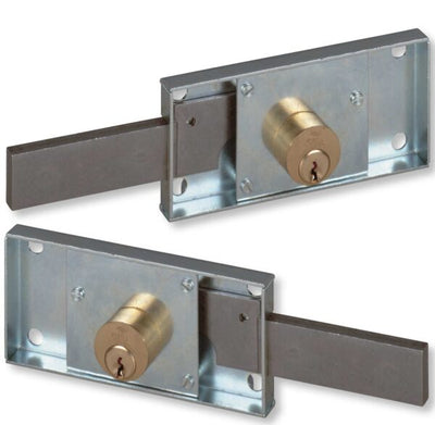 Coppia Serrature da applicare per serrande chiusura laterale E.60