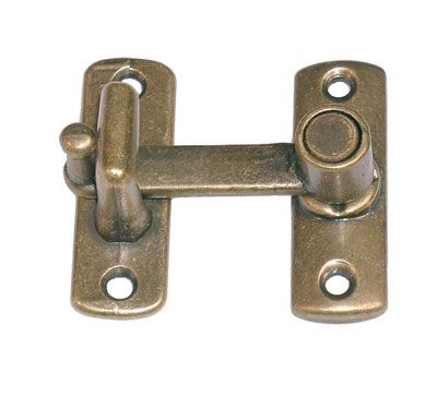 Tavellino a scatto 5 mm.bronzato in ottone