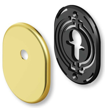 Kit Mostrina Foro Codolo in alluminio Ottone Lucido