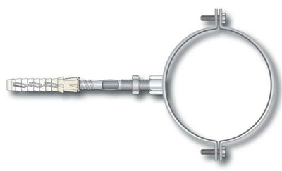 Collare pesante in ac.z.c/dado saldato c/vite e tas.10x50 1-1/4(bs2pz)