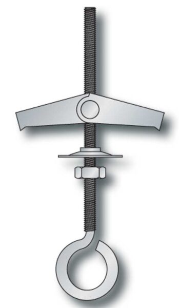Ancoretta in acciaio zincato con occhiolo chiuso M4x70(pz50)