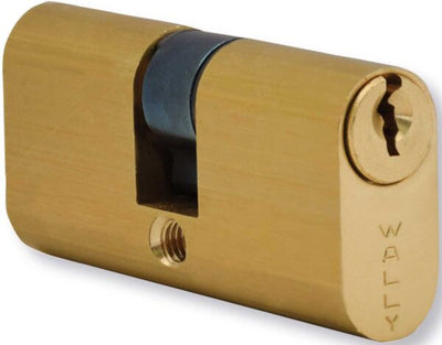 Cilindro profilo ovale in ottone Wally