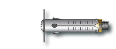 Tassello in acciaio zincato con vite 6x30(pz200)