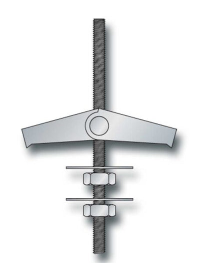 Ancoretta in acciaio zincato con vite doppia M4x95(pz50)