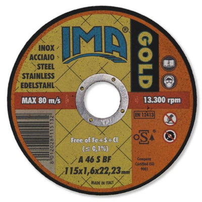 Disco ima inox gold 115x1,6x22,23