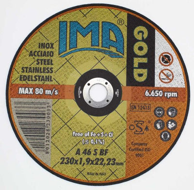 Disco Ima Inox Gold MM.230x1,9x22,23