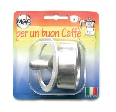 Set filtro/guarnizione/imbuto 3 tazze