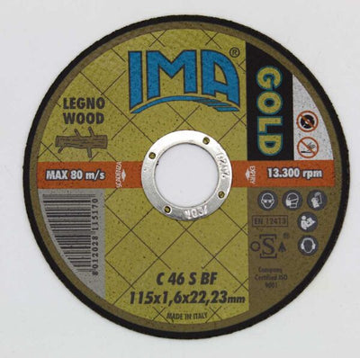 Disco ima legno gold 115x1,6x22,23