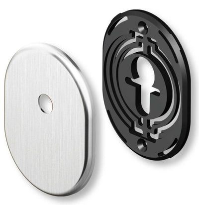 Kit Mostrina Foro Codolo in alluminio Cromo Satinato