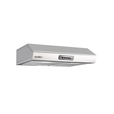 Gruppo cappa Samet sottopensile luce led potenza aspirante 280 m3/h 3 livelli Tornado 60 inox