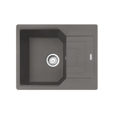 Lavello 1 vasca Franke UBG61152 Storm 62x50 con gocciolatoio reversibile in fragranite stone grey
