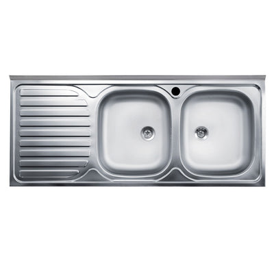 Lavello appoggio 50 series 120x50 cm SA127 sinistro