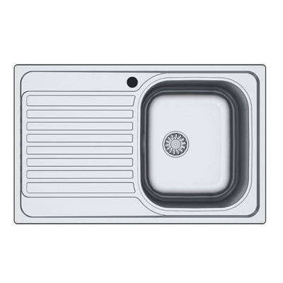 Lavello Classic 273 79x50 cm sinistro