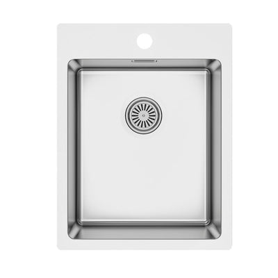 Lavello da incasso SA349 1 vasca 39x50.5 cm. inox