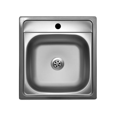 Lavello da incasso Samet monostampo SA179 1 vasca inox 41x44 cm.