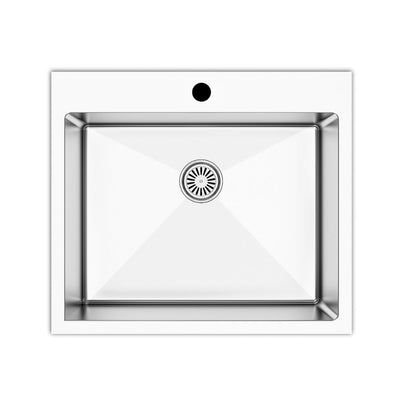 Lavello incasso SA3070 una vasca 55x48 cm. inox