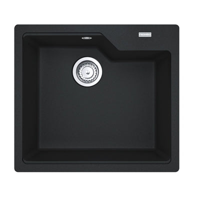 Lavello monovasca Franke Urban UBG 610-56 in fragranite nero 56x50 cm.