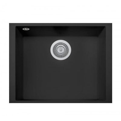 Lavello monovasca Plados ON5610ST sottotop 56x43.5 microUltragranit tecnologia ariapura nero
