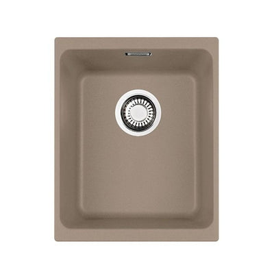 Lavello una vasca Franke KBG11034 sottotop 34x40 in fragranite Oyster