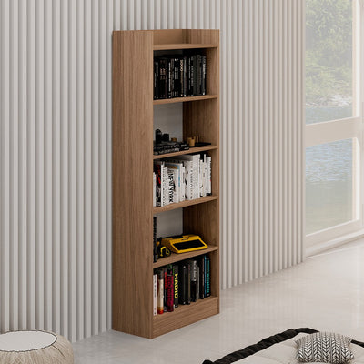 Libreria 64x29x180H Alessia noce naturale