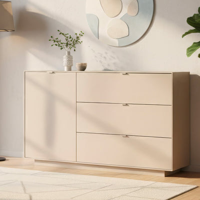 Madia Sivas 51A con 3 cassetti e 1 anta colore cashmere