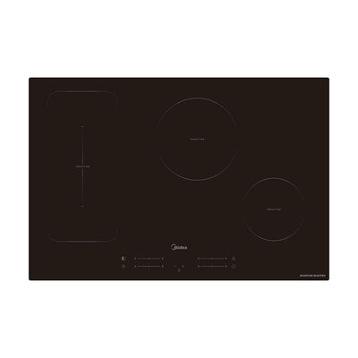 Piano cottura Midea ad induzione MIH740F98K0 77 cm 1 zona bridge colore nero