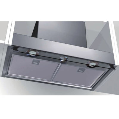 Samet Cappa sotto pensile potenza aspirante 550 m3/h Keller 90 inox