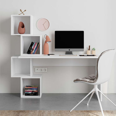 Scrivania Balance in colore full bianco