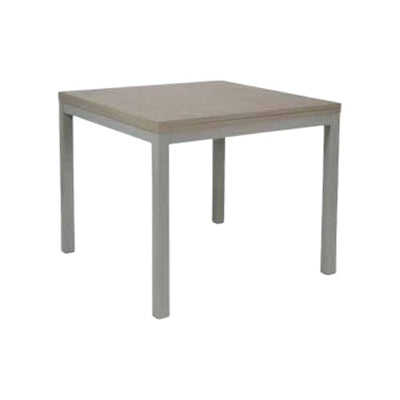 Tavolo allungabile Monster 90x90 struttura alluminio e piano larice grigio