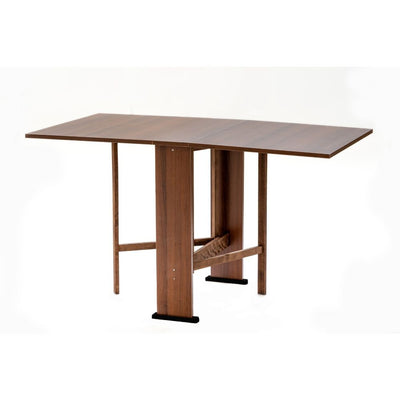 Tavolo pieghevole salvaspazio Mati 74x136 colore noce