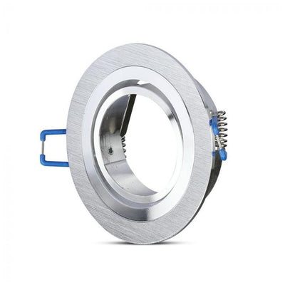 1*GU10 CORPO ROTONDO SATIN NICKEL
