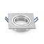 1*GU10 CORPO QUADRATO ALUMINIUM