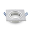 1*GU10 CORPO QUADRATO ALUMINIUM