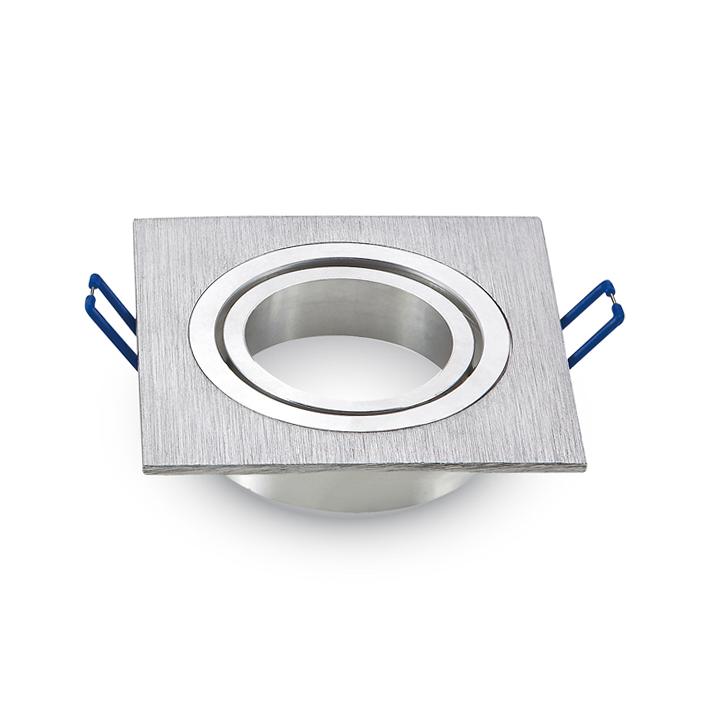 1*GU10 CORPO QUADRATO ALUMINIUM