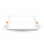 22W PANNELLO LED QUADRATO BIANCO NATURALE 4500K
