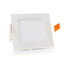 6W PANNELLO LED PREMIUM QUADRATO BIANCO CALDO 3000K