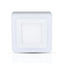 6W+2W PANNELLO LED MONTATO SUPERFICIE QUADRATO BIANCO FREDDO 6000K