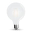 LAMPADINA LED - 7W FILAMENTO E27 G95 OPACO BIANCO 6400K