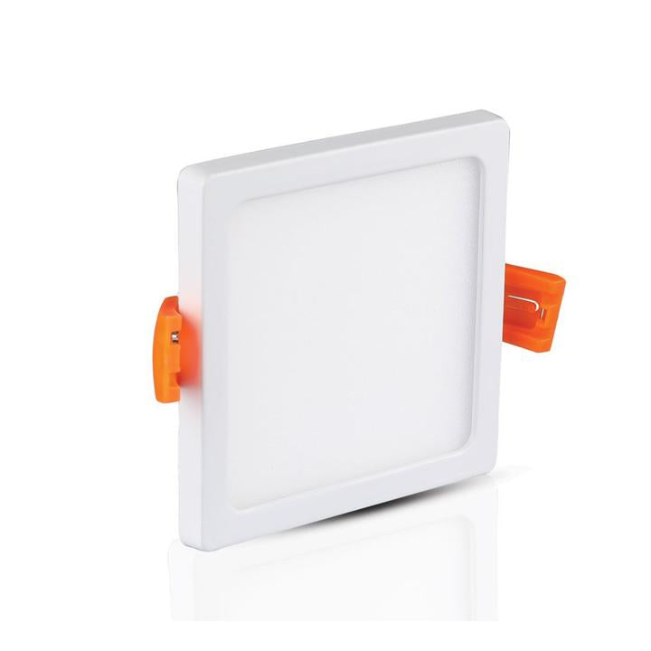 8W PANNELLO LED QUADRATO BIANCO 6400K