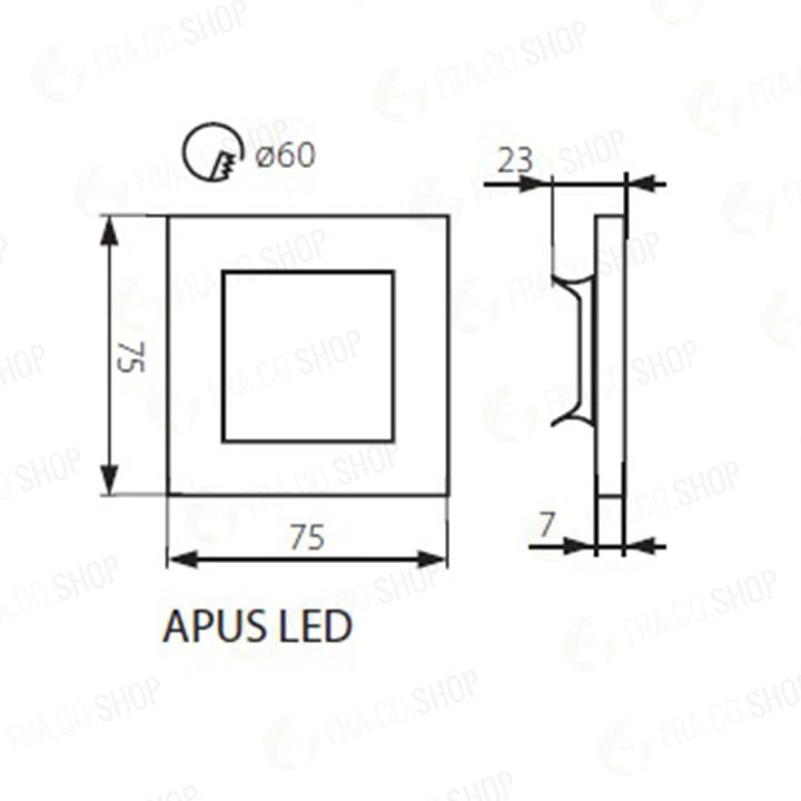 LAMPADA LED PER SCALE APUS LED CW - KANLUX